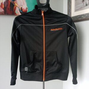 Harley-Davidson women's full zip black track jacket size small